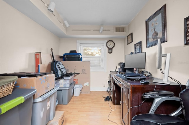 8001 N Ola Ave, Tampa, FL 33604 - office featuring track lighting and light wood-style floors