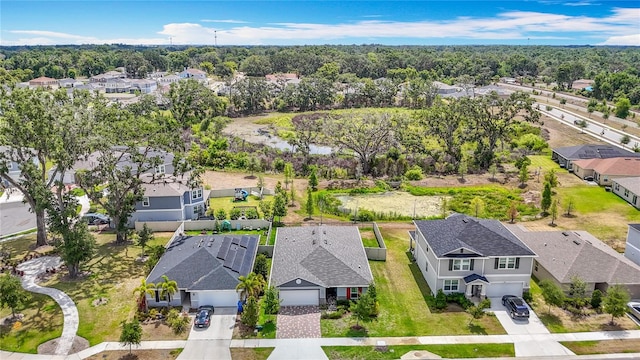 3891 Reflection Dock Dr, Seffner, FL 33584 - aerial perspective of suburban area
