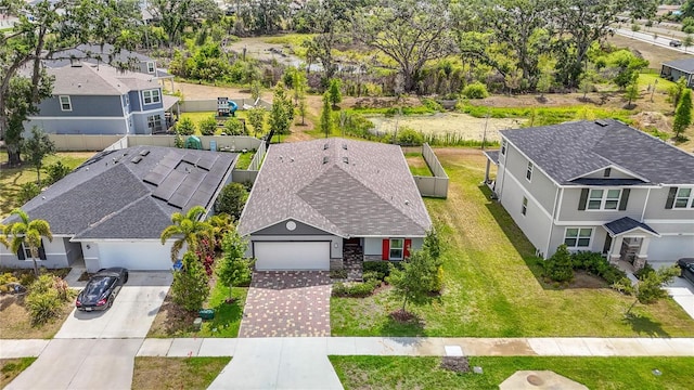3891 Reflection Dock Dr, Seffner, FL 33584 - aerial perspective of suburban area