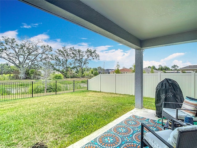 3891 Reflection Dock Dr, Seffner, FL 33584 - view of yard with a patio area