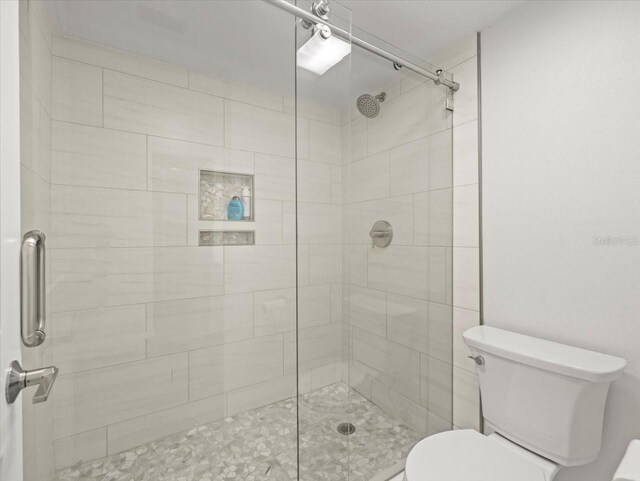 5700 Escondida Blvd S Unit 401, Saint Petersburg, FL 33715 - bathroom featuring toilet and tiled shower