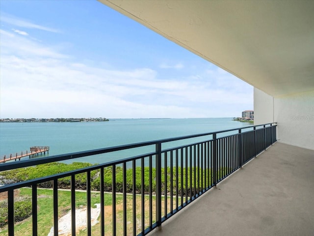 5700 Escondida Blvd S Unit 401, Saint Petersburg, FL 33715 - balcony with a water view
