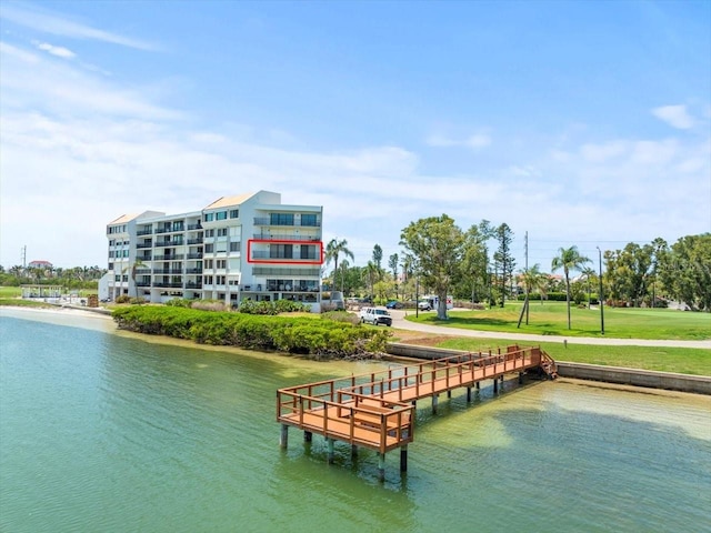 5700 Escondida Blvd S Unit 401, Saint Petersburg, FL 33715 - dock area with a water view