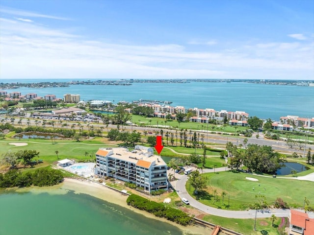 5700 Escondida Blvd S Unit 401, Saint Petersburg, FL 33715 - aerial view of a nearby body of water and a local golf course