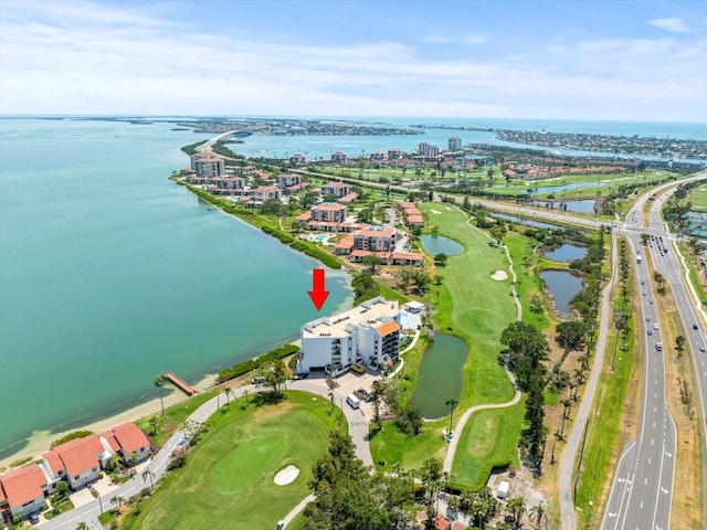 5700 Escondida Blvd S Unit 401, Saint Petersburg, FL 33715 - view of property location with a nearby body of water, a main thoroughfare, and a golf club