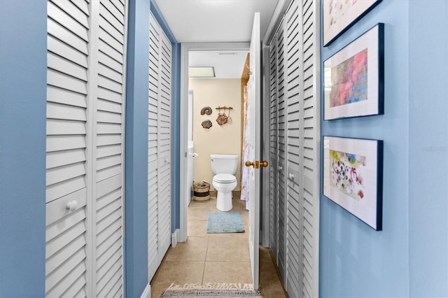 4900 Brittany Dr S Unit 209, Saint Petersburg, FL 33715 - hall with tile patterned flooring