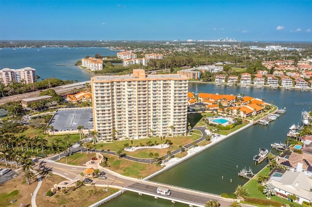 4900 Brittany Dr S Unit 209, Saint Petersburg, FL 33715 - aerial overview of property's location featuring a large body of water and apartment complex