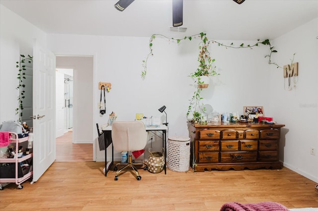 1010 Oakhill St, Seffner, FL 33584 - office with wood finished floors and baseboards