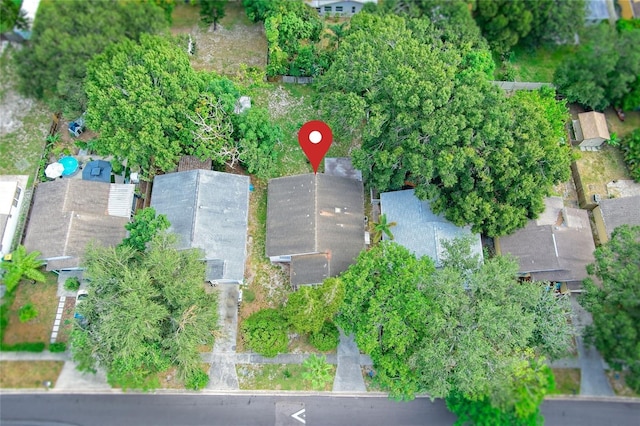 1262 Jeffords St, Clearwater, FL 33756 - aerial view of property and surrounding area