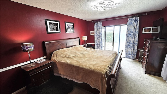 3907 Orchard Hill Cir, Palm Harbor, FL 34684 - carpeted bedroom with a textured ceiling