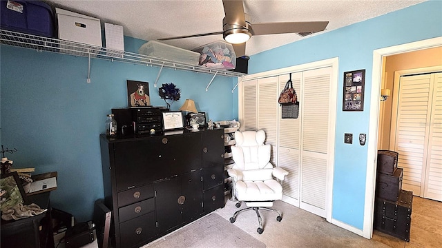 3907 Orchard Hill Cir, Palm Harbor, FL 34684 - bedroom featuring a closet and a ceiling fan