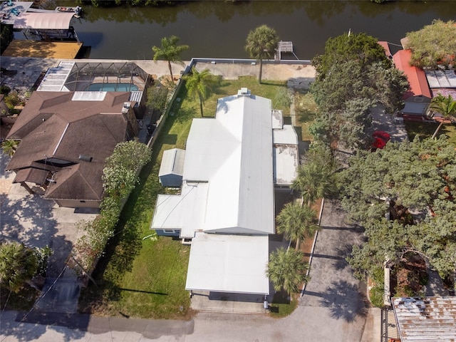 6726 Udell Ln, Hudson, FL 34667 - aerial view of property and surrounding area with a large body of water