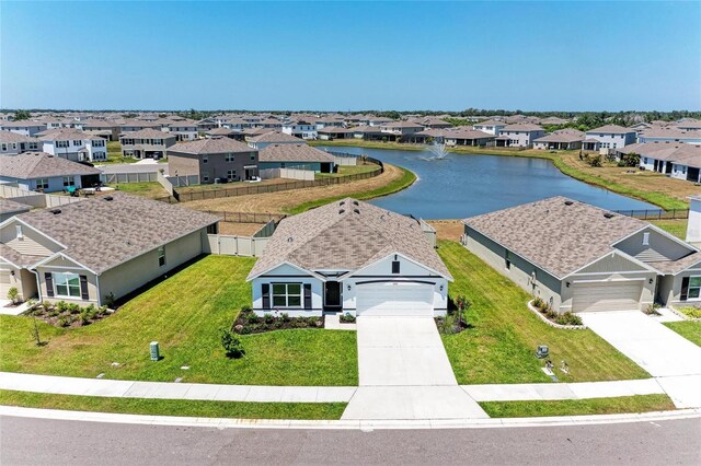 10732 Chippewa Dr, Parrish, FL 34219 - aerial perspective of suburban area with a large body of water