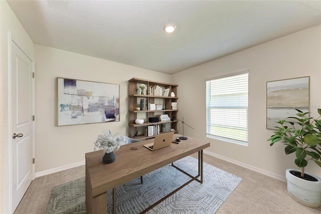 10732 Chippewa Dr, Parrish, FL 34219 - home office with light colored carpet and baseboards