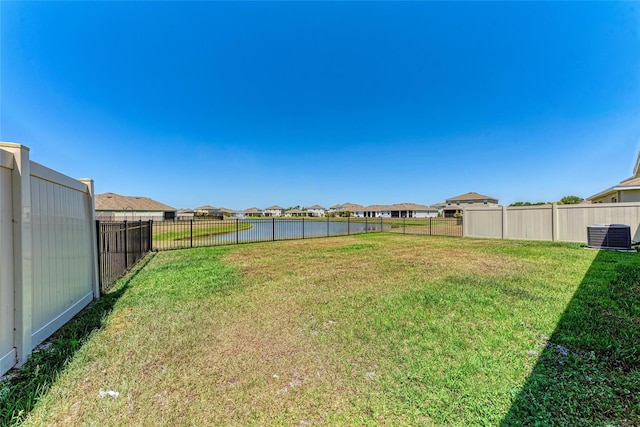 10732 Chippewa Dr, Parrish, FL 34219 - view of yard featuring a water view, a residential view, and central AC