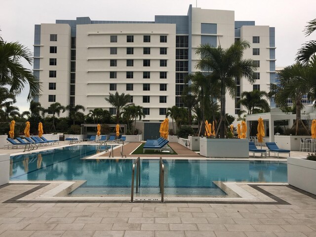 community pool featuring a patio