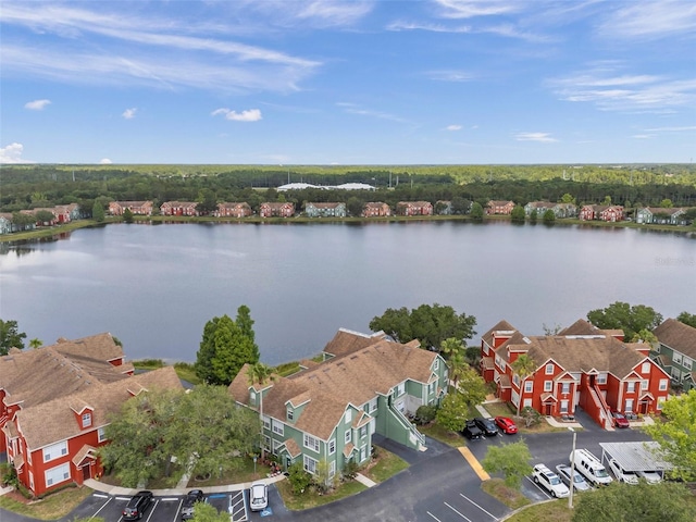 9602 Lake Chase Island Way Unit 9602, Tampa, FL 33626 - aerial view of residential area featuring a nearby body of water