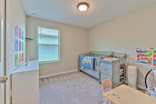 10210 White Linen Ave, Riverview, FL 33578 - carpeted bedroom featuring a textured ceiling and a crib
