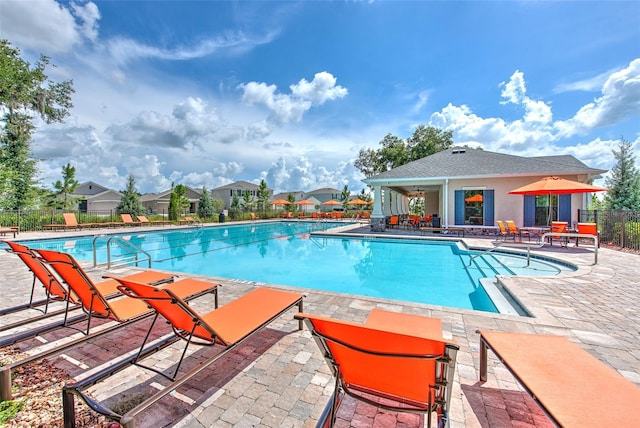 10210 White Linen Ave, Riverview, FL 33578 - community pool featuring a patio