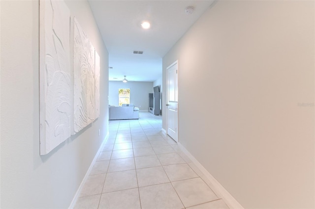 10210 White Linen Ave, Riverview, FL 33578 - hall with light tile patterned flooring and baseboards