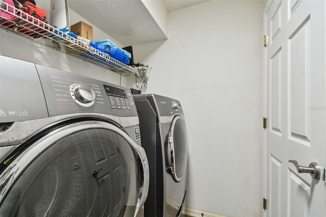 160 Sage Cir, Crystal Beach, FL 34681 - laundry area with separate washer and dryer