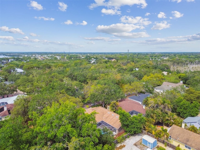 160 Sage Cir, Crystal Beach, FL 34681 - aerial view of residential area with a forest