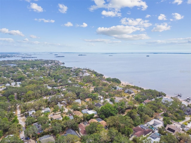 160 Sage Cir, Crystal Beach, FL 34681 - aerial view of residential area with a nearby body of water