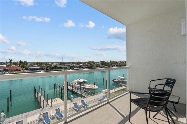 415 Island Way Unit 303, Clearwater Beach, FL 33767 - balcony featuring a water view