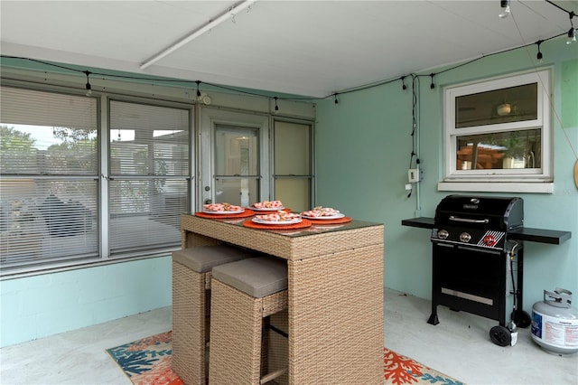 view of dining room