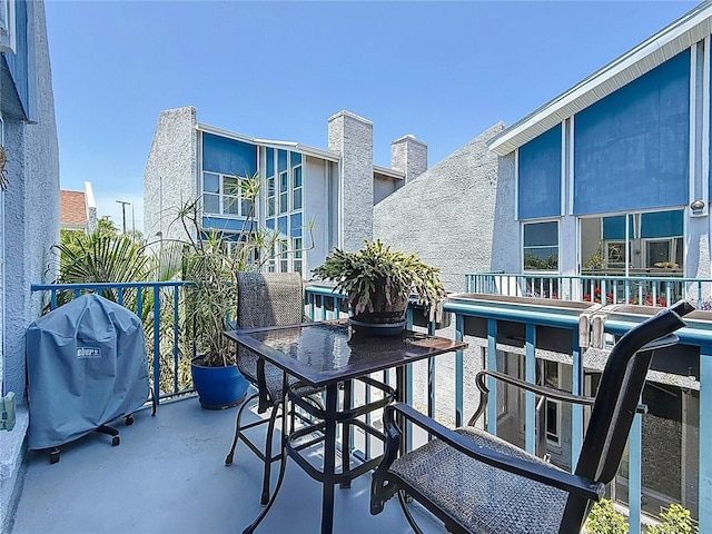 230 Medallion Blvd Unit G, Madeira Beach, FL 33708 - balcony with area for grilling