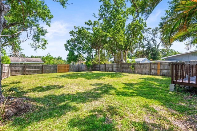 view of yard