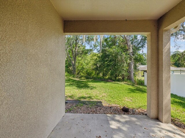 12212 Mcmullen Loop, Riverview, FL 33569 - view of grassy yard with a patio area
