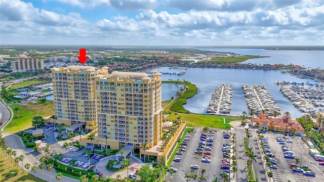 140 Riviera Dunes Way Unit 1203, Palmetto, FL 34221 - bird's eye view of a nearby body of water