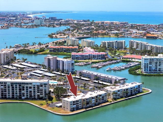 7910 Sun Island Dr S Unit 404, South Pasadena, FL 33707 - view of urban area featuring a large body of water and apartment complex