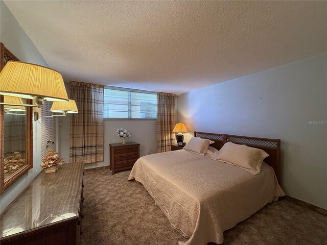 7910 Sun Island Dr S Unit 404, South Pasadena, FL 33707 - bedroom with carpet and a textured ceiling