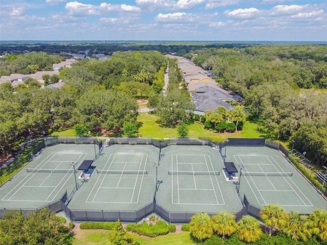5117 Longspur Ct, Lithia, FL 33547 - drone / aerial view of a heavily wooded area