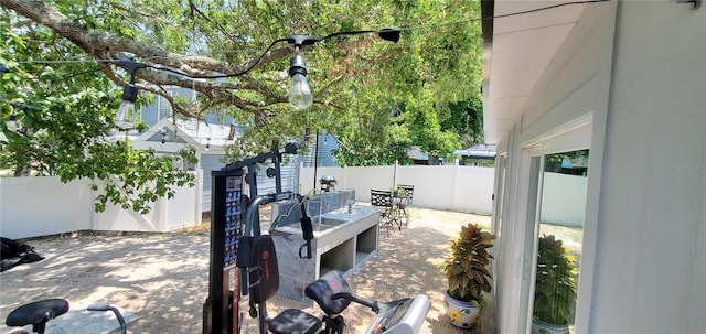 8207 Volusia Pl, Tampa, FL 33637 - fenced backyard with a patio