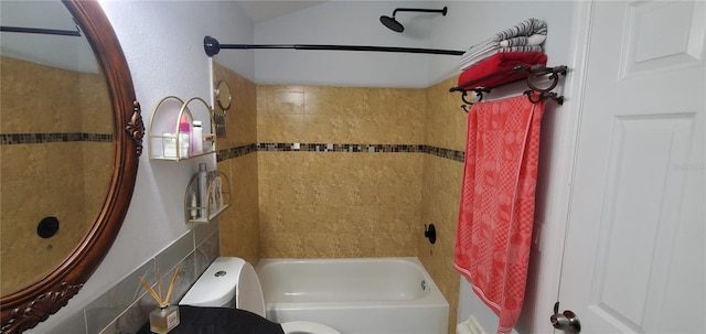 8207 Volusia Pl, Tampa, FL 33637 - bathroom with washtub / shower combination and toilet
