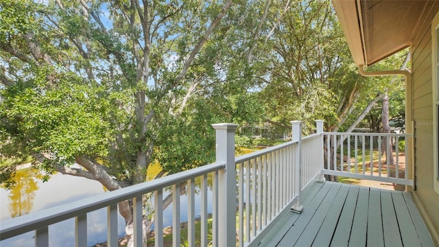 9050 Lake Place Ln, Tampa, FL 33634 - view of wooden deck