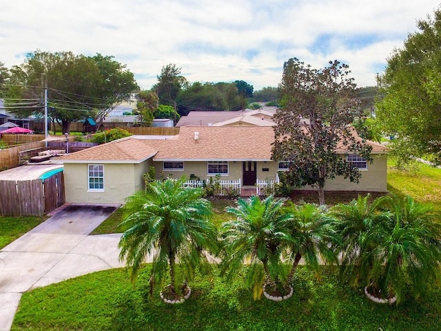 1500 Ohio Ave NE, Saint Petersburg, FL 33703 - single story home featuring fence and driveway