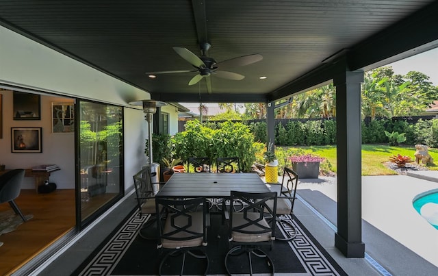 13916 Wellesford Way, Tampa, FL 33624 - view of sunroom