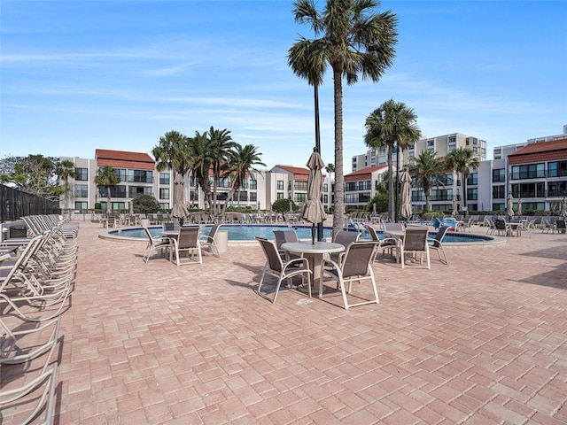 830 S Gulfview Blvd Unit 102, Clearwater Beach, FL 33767 - community pool with a patio