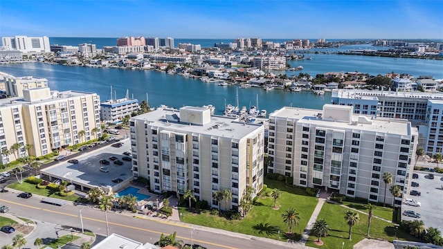830 S Gulfview Blvd Unit 102, Clearwater Beach, FL 33767 - view of urban area featuring a nearby body of water and apartment complex / building
