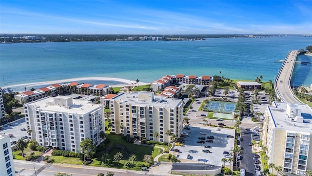 830 S Gulfview Blvd Unit 102, Clearwater Beach, FL 33767 - bird's eye view of a nearby body of water and apartment complex