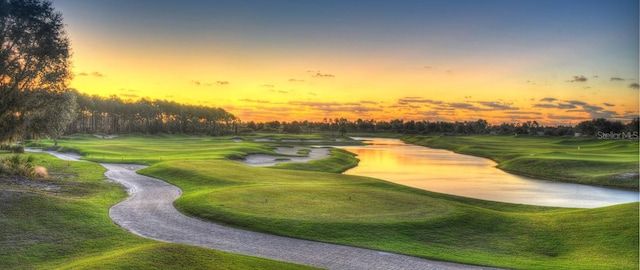 426 Bourganville Dr, Palm Coast, FL 32137 - view of home's community with a water view and view of golf course