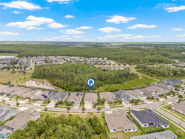 4166 Epic Cv, Land O Lakes, FL 34638 - view of property location featuring a forest, nearby suburban area, and a nearby body of water