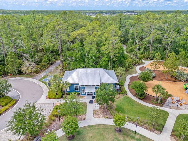 16712 Courtyard Loop, Land O Lakes, FL 34638 - aerial view of a heavily wooded area