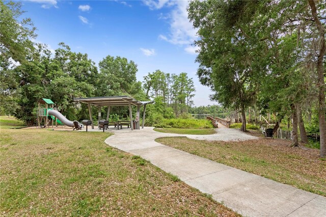 14110 Damselfly Dr, Tampa, FL 33625 - view of community featuring a lawn