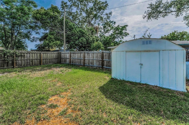 629 Lexington St, Dunedin, FL 34698 - fenced backyard with a shed