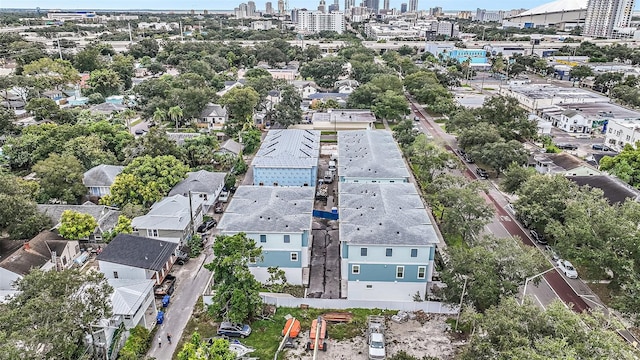 bird's eye view of a view of skyline